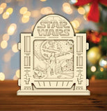 Star Wars 3 - Pop-up Light Box File - Cricut File - LightBoxGoodMan