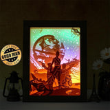 Star Wars 4 – Paper Cut Light Box File - Cricut File - 20x26cm - LightBoxGoodMan - LightboxGoodman