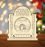 Star Wars 4 - Pop-up Light Box File - Cricut File - LightBoxGoodMan