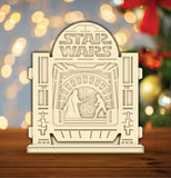 Star Wars 5 - Pop-up Light Box File - Cricut File - LightBoxGoodMan