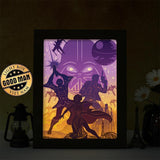 Star Wars 6 – Paper Cut Light Box File - Cricut File - 20x26cm - LightBoxGoodMan - LightboxGoodman