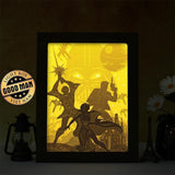 Star Wars 6 – Paper Cut Light Box File - Cricut File - 20x26cm - LightBoxGoodMan - LightboxGoodman