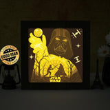 Star Wars 7 - Paper Cut Light Box File - Cricut File - 20x20cm - LightBoxGoodMan - LightboxGoodman