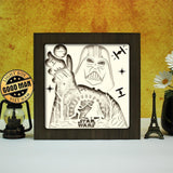 Star Wars 7 - Paper Cut Light Box File - Cricut File - 20x20cm - LightBoxGoodMan - LightboxGoodman