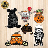 Star Wars Halloween - Cricut File - Svg, Png, Dxf, Eps - LightBoxGoodMan - LightboxGoodman