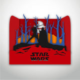 Star Wars - Paper Cut Mini-Showcase File - Cricut File - 10x12cm - LightBoxGoodMan - LightboxGoodman