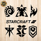 StarCraft - Cricut File - Svg, Png, Dxf, Eps - LightBoxGoodMan - LightboxGoodman