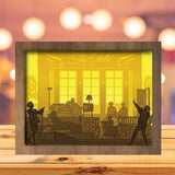 Stay Gold - BTS - Paper Cutting Light Box - LightBoxGoodman