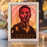 Stephen Curry – Paper Cut Light Box File - Cricut File - 20x26cm - LightBoxGoodMan