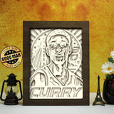 Stephen Curry – Paper Cut Light Box File - Cricut File - 20x26cm - LightBoxGoodMan - LightboxGoodman