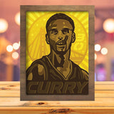 Stephen Curry - Paper Cutting Light Box - LightBoxGoodman