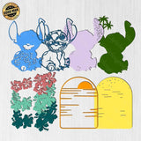 Stitch - Paper 3D Layered File - Cricut File - 17x26cm - LightBoxGoodMan - LightboxGoodman