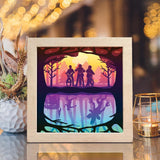 Strange Things 1 Square - Paper Cut Light Box File - Cricut File - 20x20cm - LightBoxGoodMan