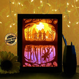 Stranger Things 1 - Paper Cutting Light Box - LightBoxGoodman - LightboxGoodman