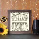 Stranger Things 1 Square - Paper Cutting Light Box - LightBoxGoodman - LightboxGoodman