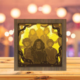 Stranger Things 4 Square - Paper Cutting Light Box - LightBoxGoodman - LightboxGoodman