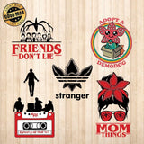 Stranger Things 7 - Cricut File - Svg, Png, Dxf, Eps - LightBoxGoodMan - LightboxGoodman