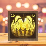 Stranger Things Halloween - Paper Cutting Light Box - LightBoxGoodman