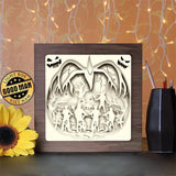 Stranger Things Halloween - Paper Cutting Light Box - LightBoxGoodman - LightboxGoodman