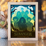 Stranger Things - Paper Cut Light Box File - Cricut File - 20x26cm - LightBoxGoodMan