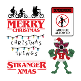 Stranger Things Xmas - Cricut File - Svg, Png, Dxf, Eps - LightBoxGoodMan