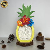 Succulent Plant 2 - Paper Cut Pineapple Light Box File - Cricut File - 14,3x28,7cm - LightBoxGoodMan - LightboxGoodman