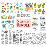 Summer Bundle - Cricut File - Svg, Png, Dxf, Eps - LightBoxGoodMan