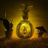 Summer Gnome - Pineapple Pop-Up File - Cricut File - LightBoxGoodMan