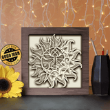 Sun And Moon - Paper Cutting Light Box - LightBoxGoodman - LightboxGoodman