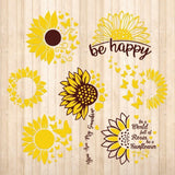 Sun Flower - Cricut File - Svg, Png, Dxf, Eps - LightBoxGoodMan - LightboxGoodman