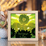 Sunflower 1 – Paper Cut Light Box File - Cricut File - 20x20cm - LightBoxGoodMan