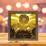 Sunflower 1 - Paper Cutting Light Box - LightBoxGoodman