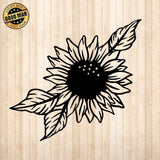 Sunflower 2 - Cricut File - Svg, Png, Dxf, Eps - LightBoxGoodMan - LightboxGoodman