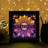 Sunflower - Paper Cutting Light Box - LightBoxGoodman - LightboxGoodman