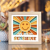 Sunshine – Paper Cut Light Box File - Cricut File - 20x20cm - LightBoxGoodMan - LightboxGoodman