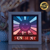 Sunshine – Paper Cut Light Box File - Cricut File - 20x20cm - LightBoxGoodMan - LightboxGoodman