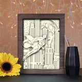 Superman 1 - Paper Cutting Light Box - LightBoxGoodman - LightboxGoodman