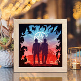 Supernatural Movie – Paper Cut Light Box File - Cricut File - 20x20cm - LightBoxGoodMan