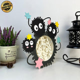 Susuwatari 1 - Susuwatari Papercut Lightbox File - 9x8.4" - Cricut File - LightBoxGoodMan - LightboxGoodman