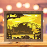 Sydney Opera House - Paper Cutting Light Box - LightBoxGoodman