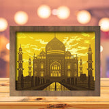 Taj Mahal - Paper Cutting Light Box - LightBoxGoodman - LightboxGoodman