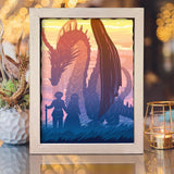 Tales From Earthsea 2 - Paper Cut Light Box File - Cricut File - 20x26cm - LightBoxGoodMan - LightboxGoodman