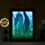 Tales From Earthsea 2 - Paper Cut Light Box File - Cricut File - 20x26cm - LightBoxGoodMan - LightboxGoodman