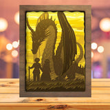 Tales From Earthsea 2 - Paper Cutting Light Box - LightBoxGoodman - LightboxGoodman