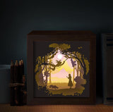 Tarzan 1 – Paper Cut Light Box File - Cricut File - 20x20cm - LightBoxGoodMan - LightboxGoodman