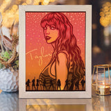 Taylor Swift – Paper Cut Light Box File - Cricut File - 8x10 Inches - LightBoxGoodMan