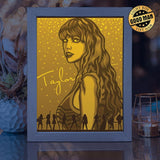 Taylor Swift – Paper Cut Light Box File - Cricut File - 8x10 Inches - LightBoxGoodMan - LightboxGoodman