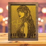 Taylor Swift - Paper Cutting Light Box - LightBoxGoodman - LightboxGoodman