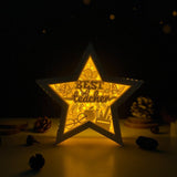 Teacher - Paper Cut Star Light Box File - Cricut File - 20x21cm - LightBoxGoodMan - LightboxGoodman