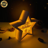 Teacher - Paper Cut Star Light Box File - Cricut File - 20x21cm - LightBoxGoodMan - LightboxGoodman